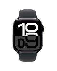 Вживані Apple Watch Series 10 46mm Jet Black Aluminum Case with Black Sport Band S/M (MWWP3)